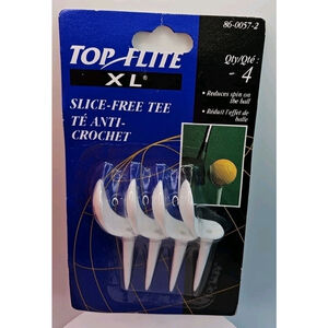 Top Flite XL Golf Anti-Slice Slice Free Tee 4 Pieces New Sealed MPN 86-0057-2